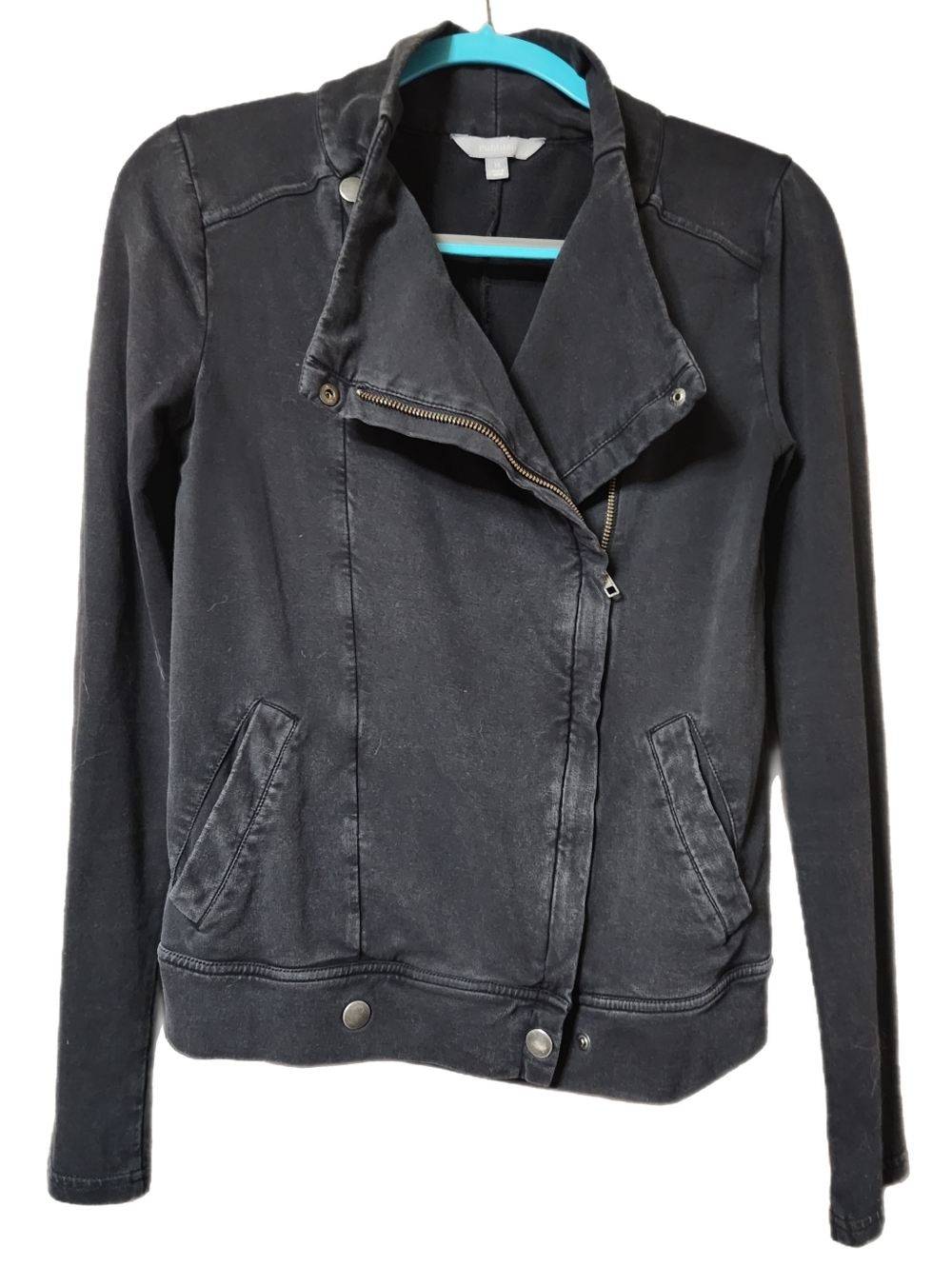 RUBBISH Soft Moto Side Zip Jacket